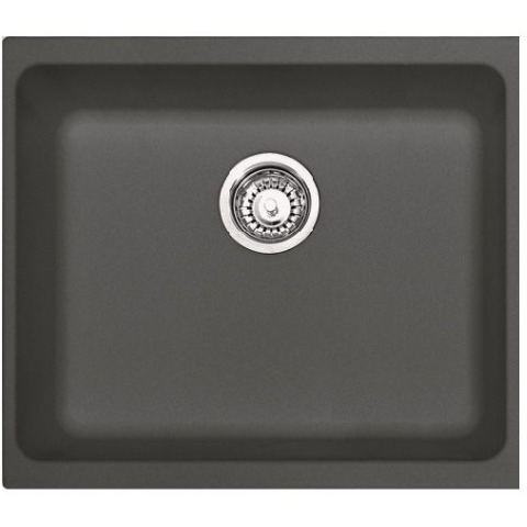 Franke KBG110-50 Kubus 花崗岩 檯底 單昇盆 (黑色)